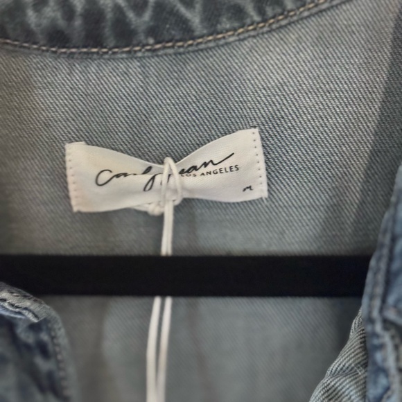 Denim Button-Up Shirt Dress CJLA - Picture 2 of 4